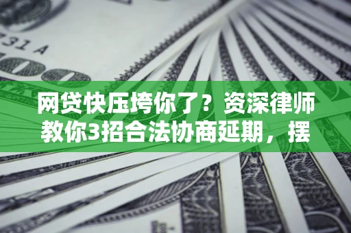 武汉网贷快压垮你了？资深律师教你3招合法协商延期，摆脱暴力催收！