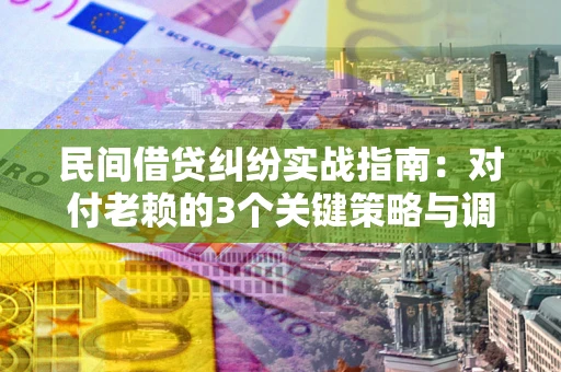 武汉民间借贷纠纷实战指南：对付老赖的3个关键策略与调解盲区解析