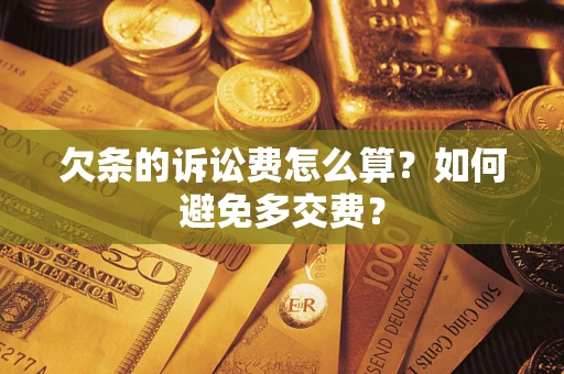 武汉欠条的诉讼费怎么算？如何避免多交费？