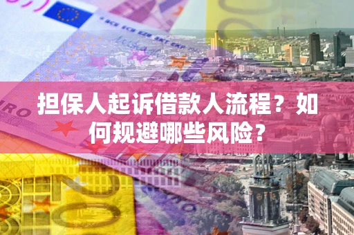 武汉担保人起诉借款人流程？如何规避哪些风险？