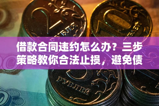 武汉借款合同违约怎么办？三步策略教你合法止损，避免债务危机升级